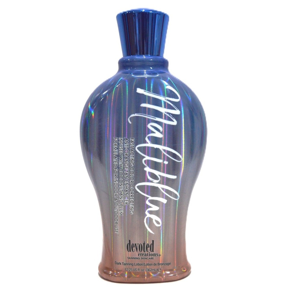 Devoted Creations Maliblue Fast Acting Color Correcting Tanning Lotion 12.25oz